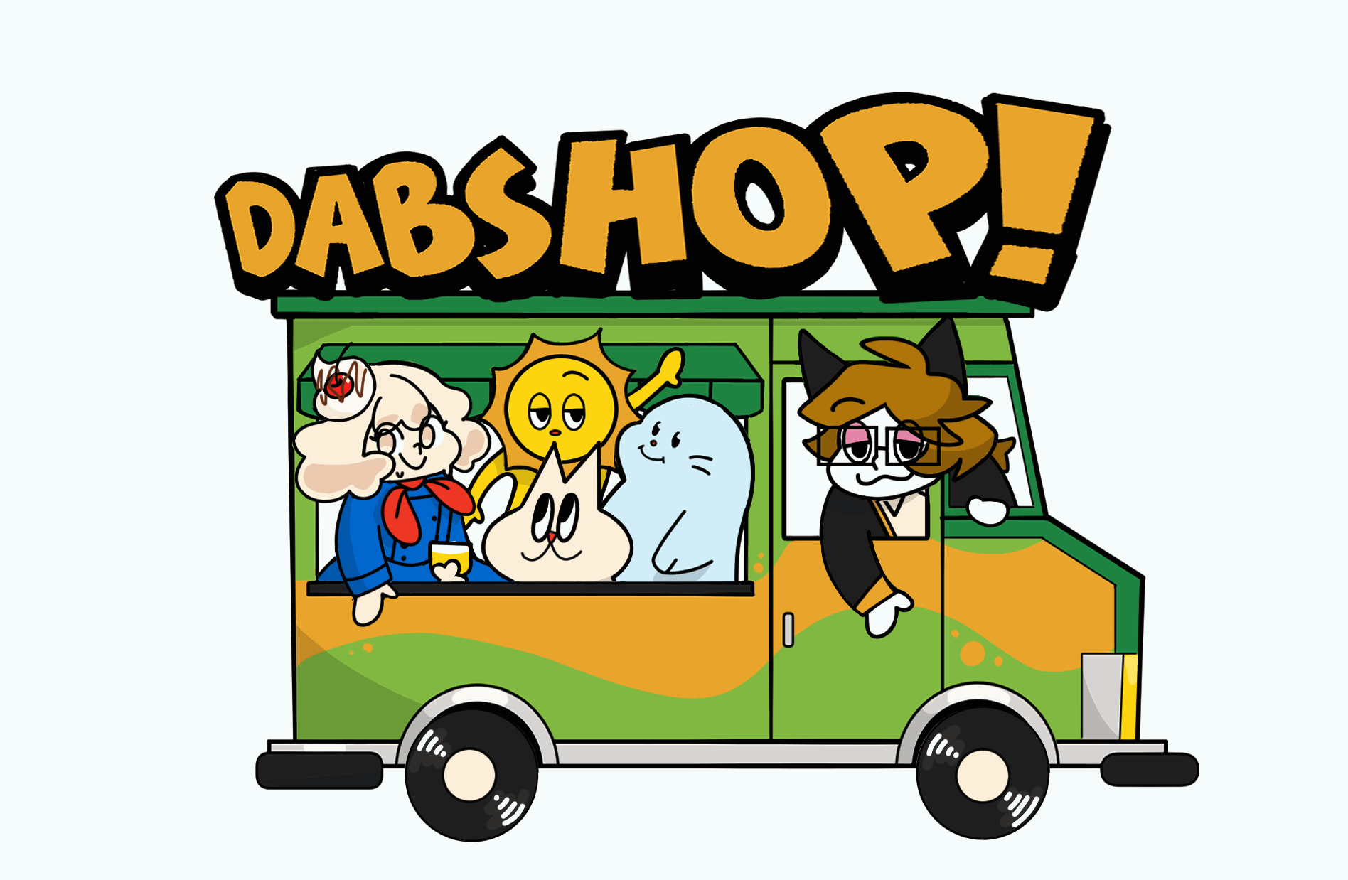 "Dabshop Bus" | Asset Drawn by @Naizues, animated by me | Clip Studio Paint | 3 Hours