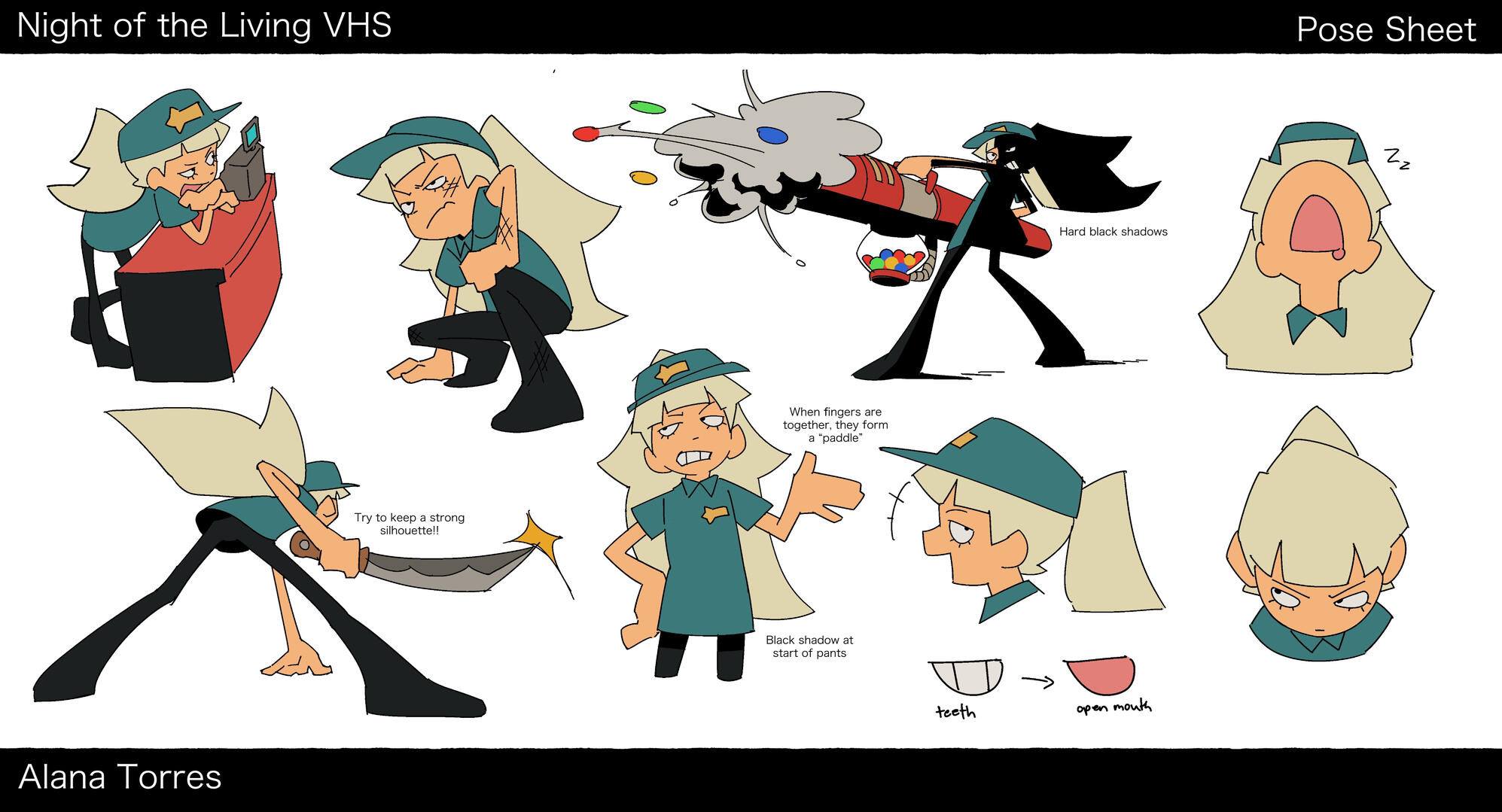Pose Sheet