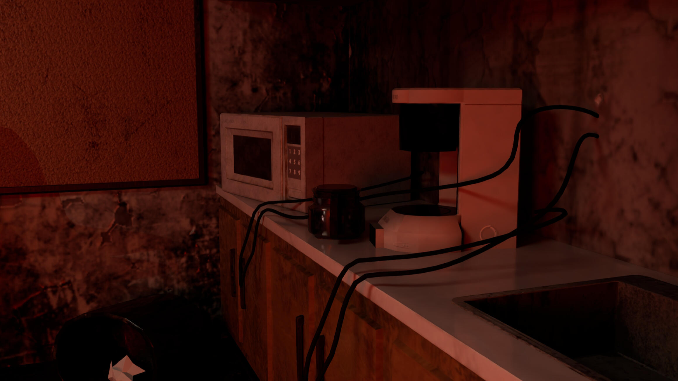 Abandoned Breakroom Arcade Cabinet Environment | Autodesk Maya, Arnold, Adobe Substance Painter, Adobe Photoshop | 30 Hours