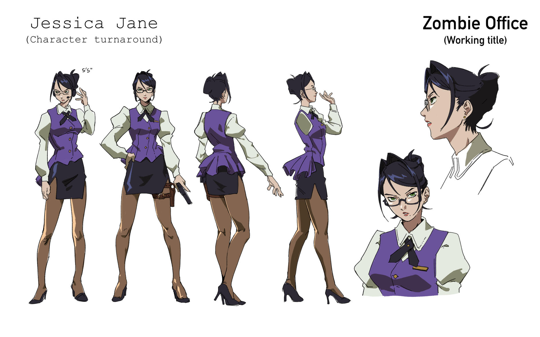 "Jessica Jane" Character Turnaround